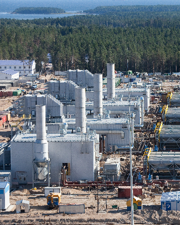 Комплекс по производству, хранению и отгрузке сжиженного природного газа в районе КС «Портовая»